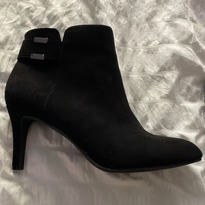 Alfani Womens Faust Closed Toe Ankle Fashion Boots Black sz 7 StepnFlex